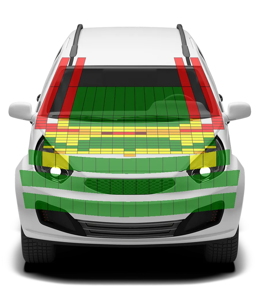 Crash test diagram