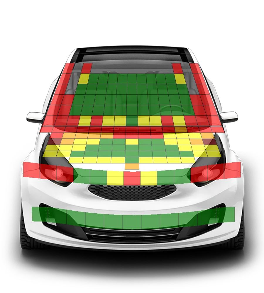 Crash test diagram