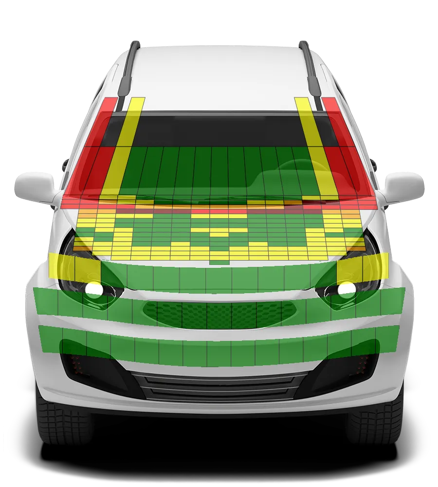 Crash test diagram