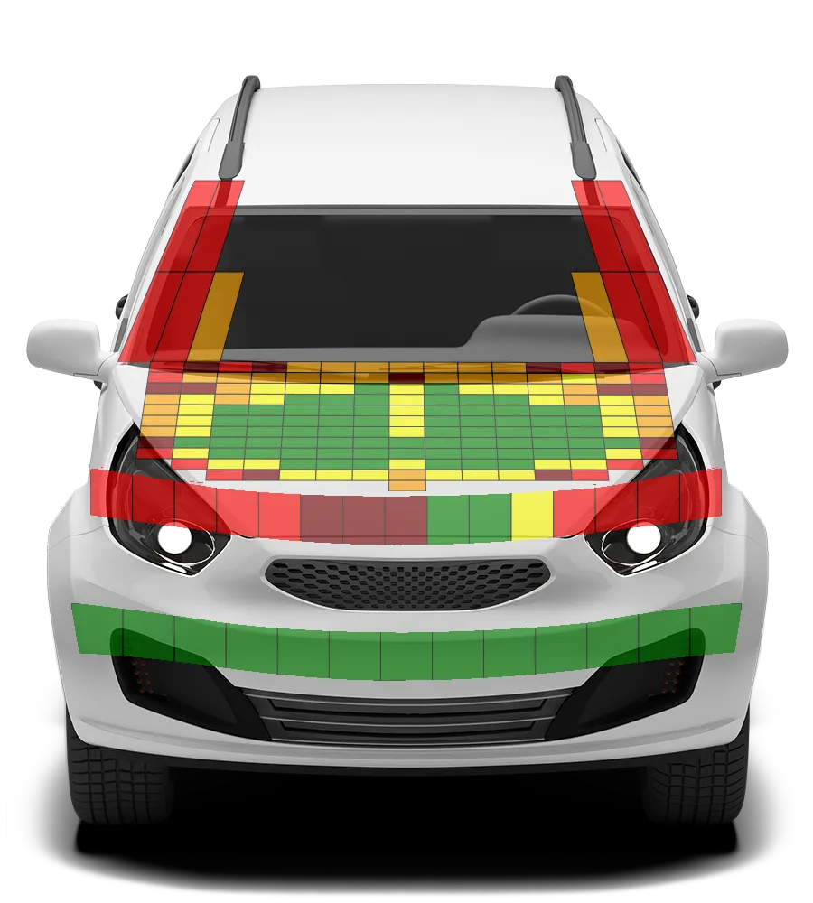 Crash test diagram