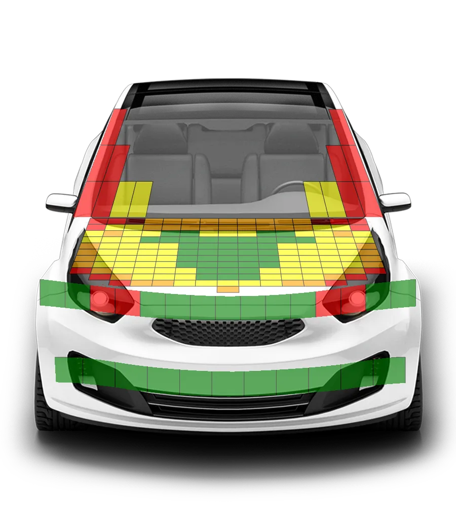 Crash test diagram