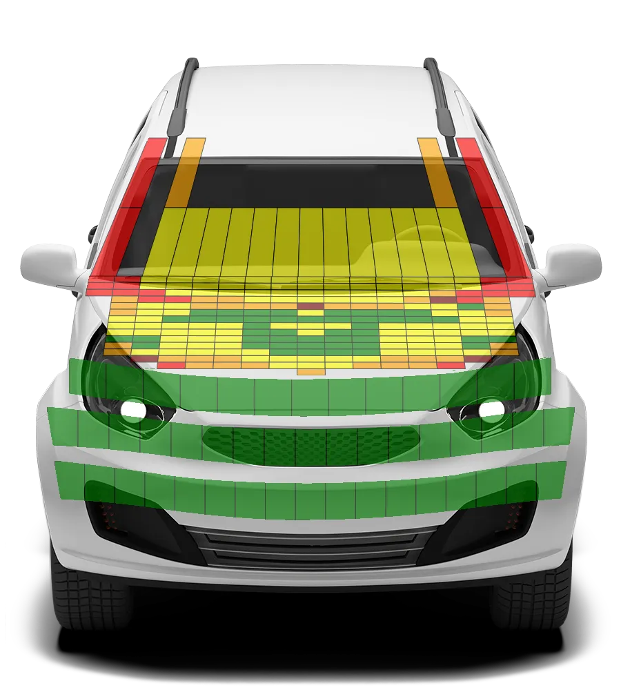 Crash test diagram