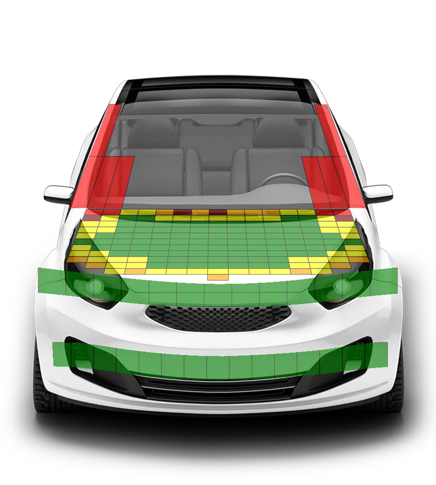 Crash test diagram