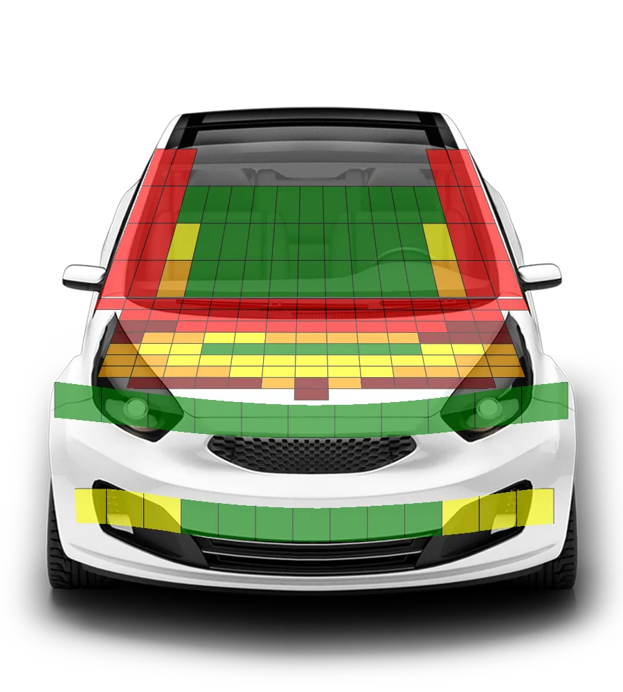 Crash test diagram
