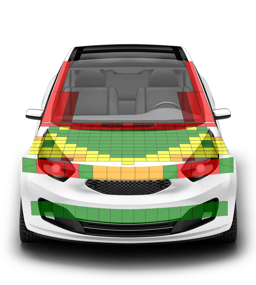 Crash test diagram