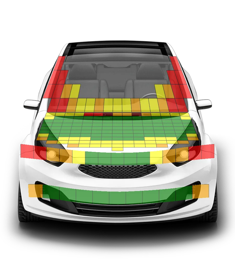 Crash test diagram