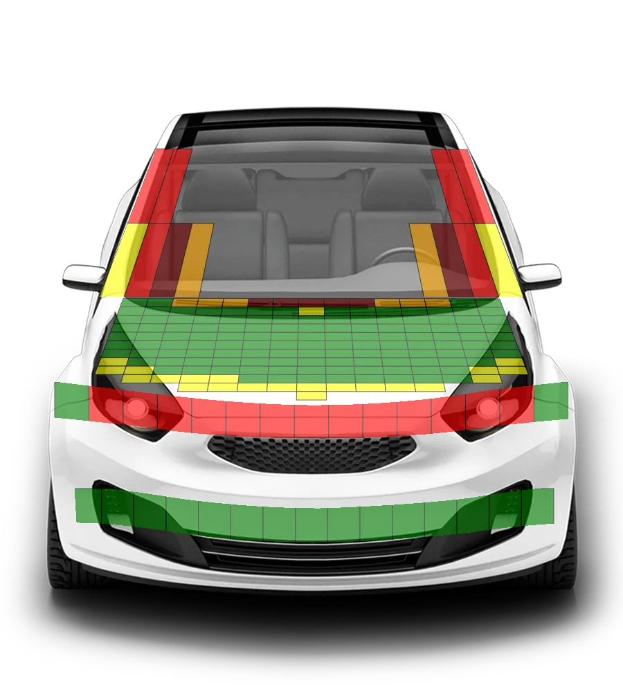 Crash test diagram
