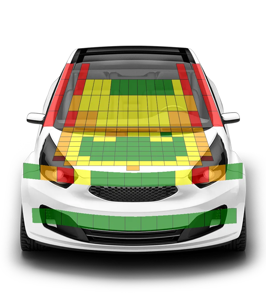 Crash test diagram
