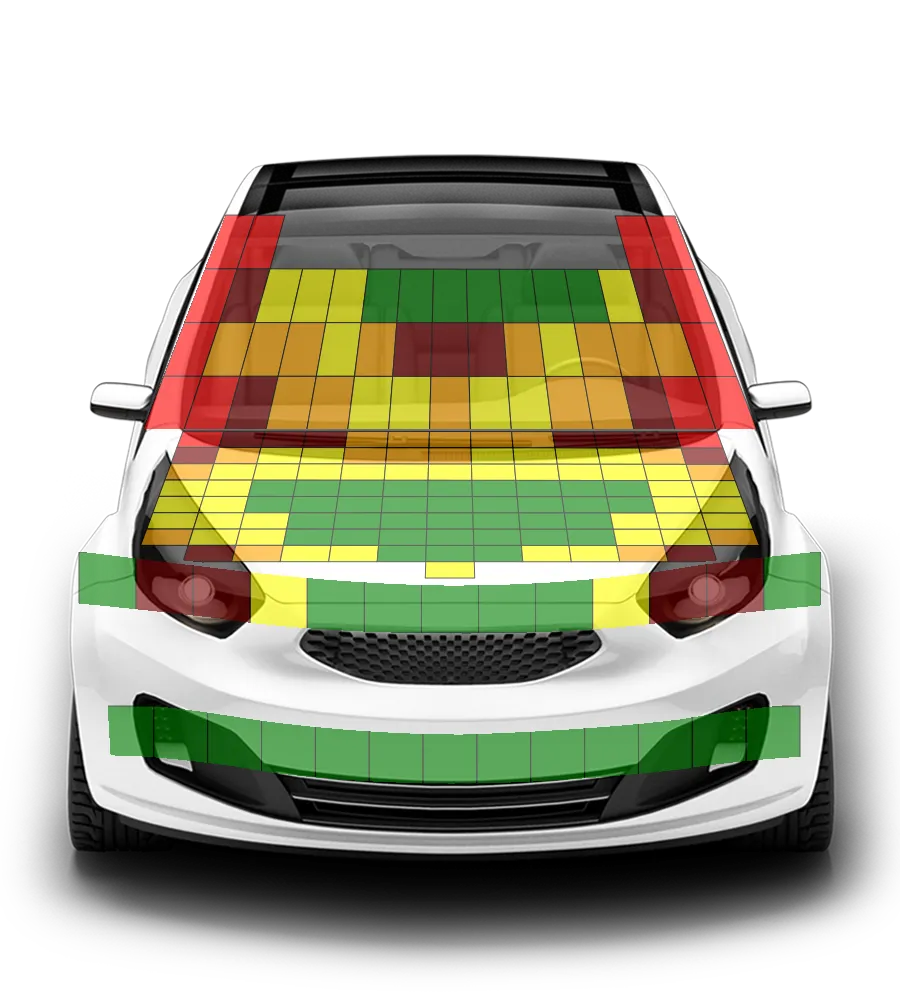 Crash test diagram