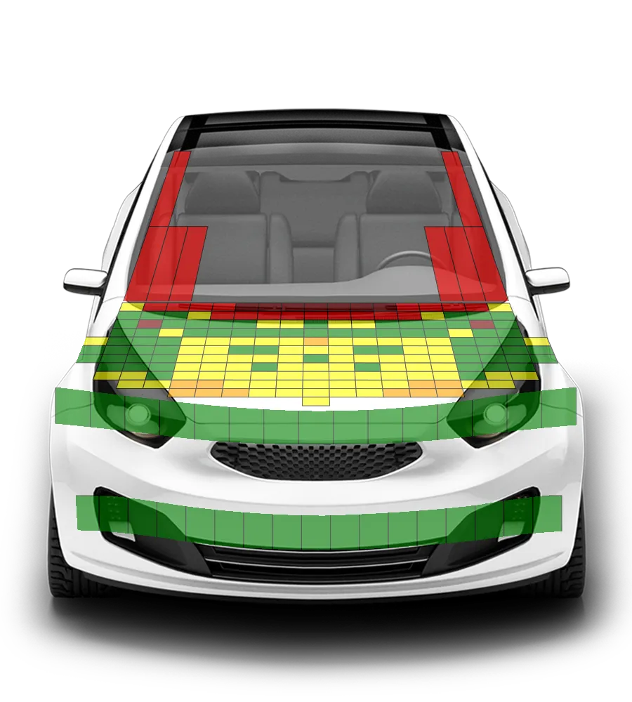 Crash test diagram