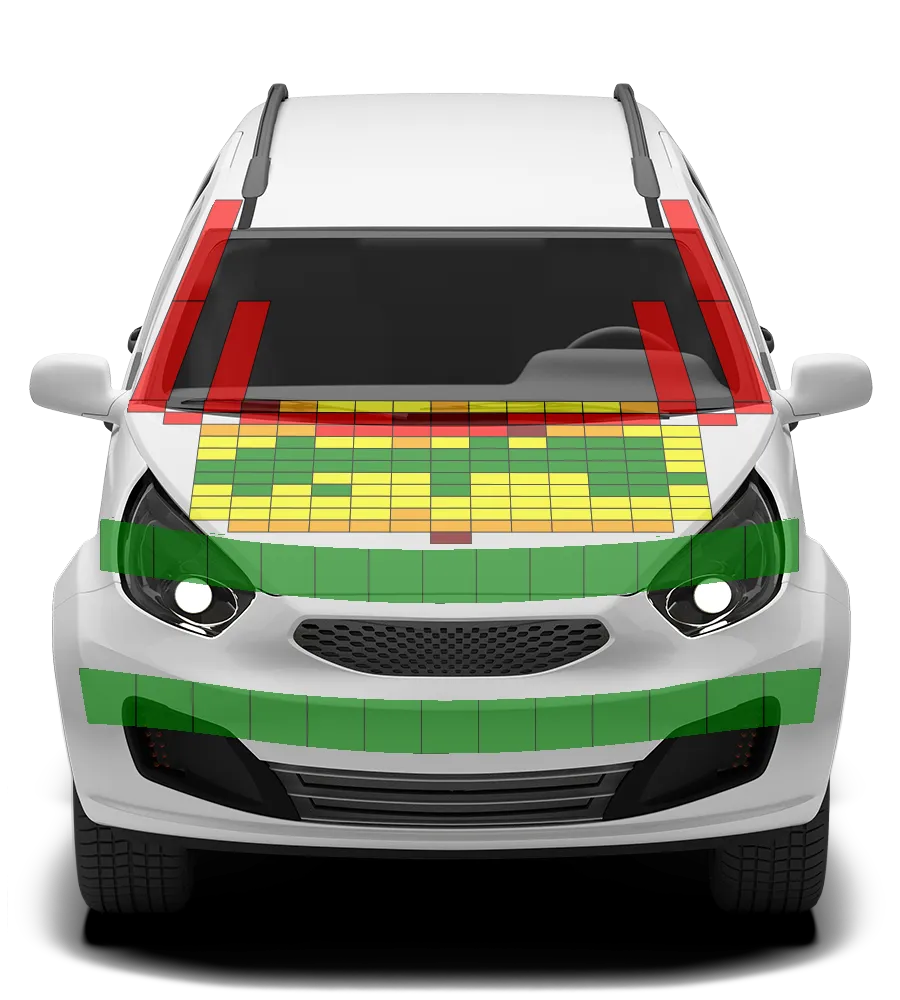 Crash test diagram