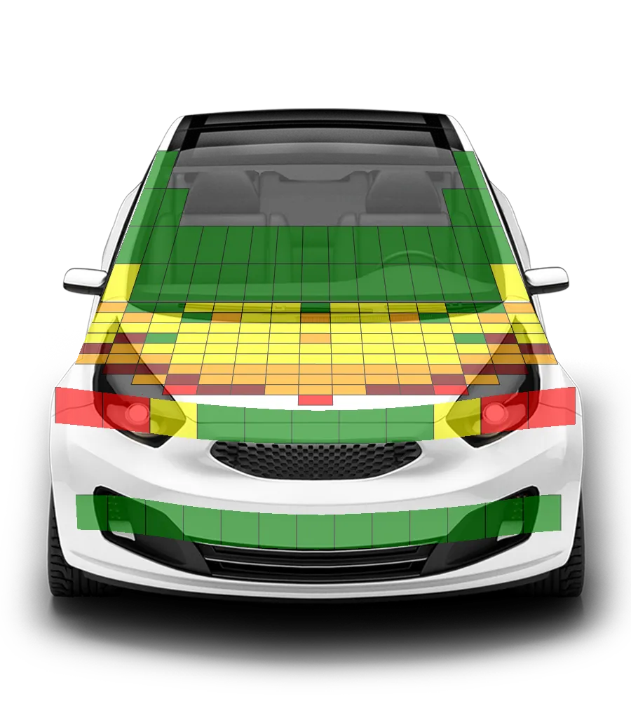 Crash test diagram