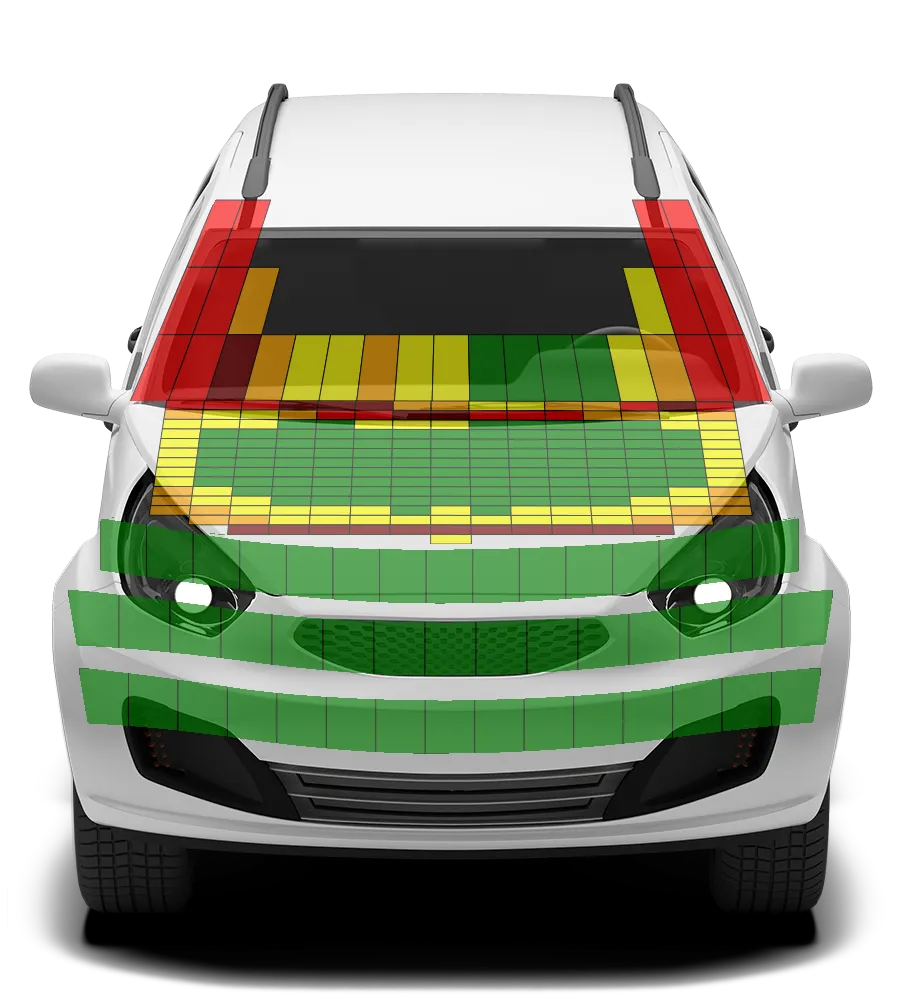 Crash test diagram