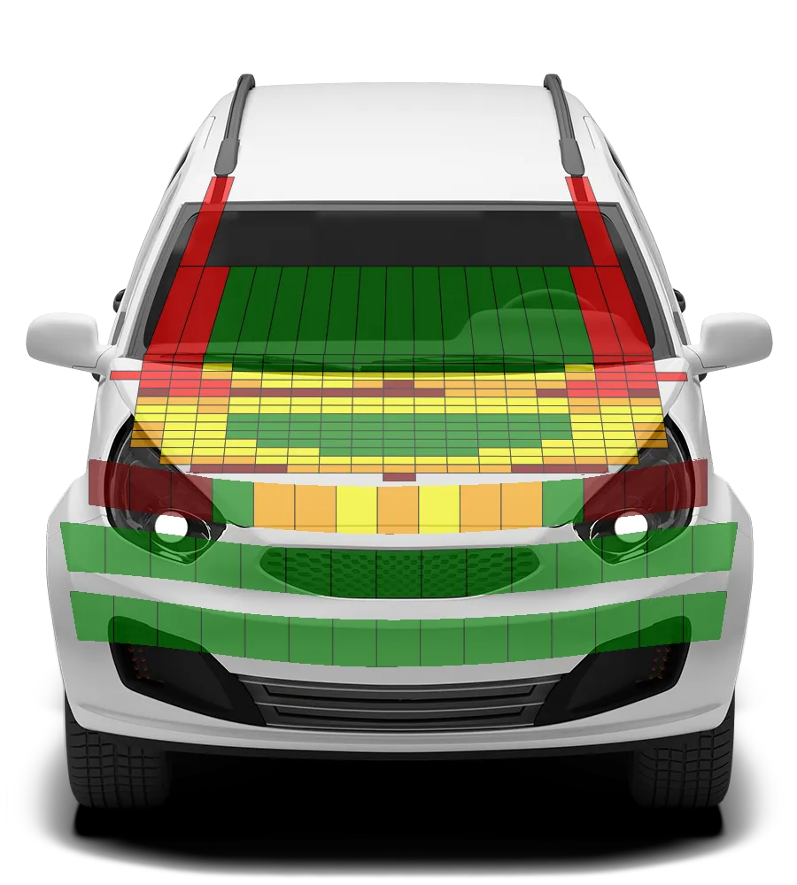 Crash test diagram