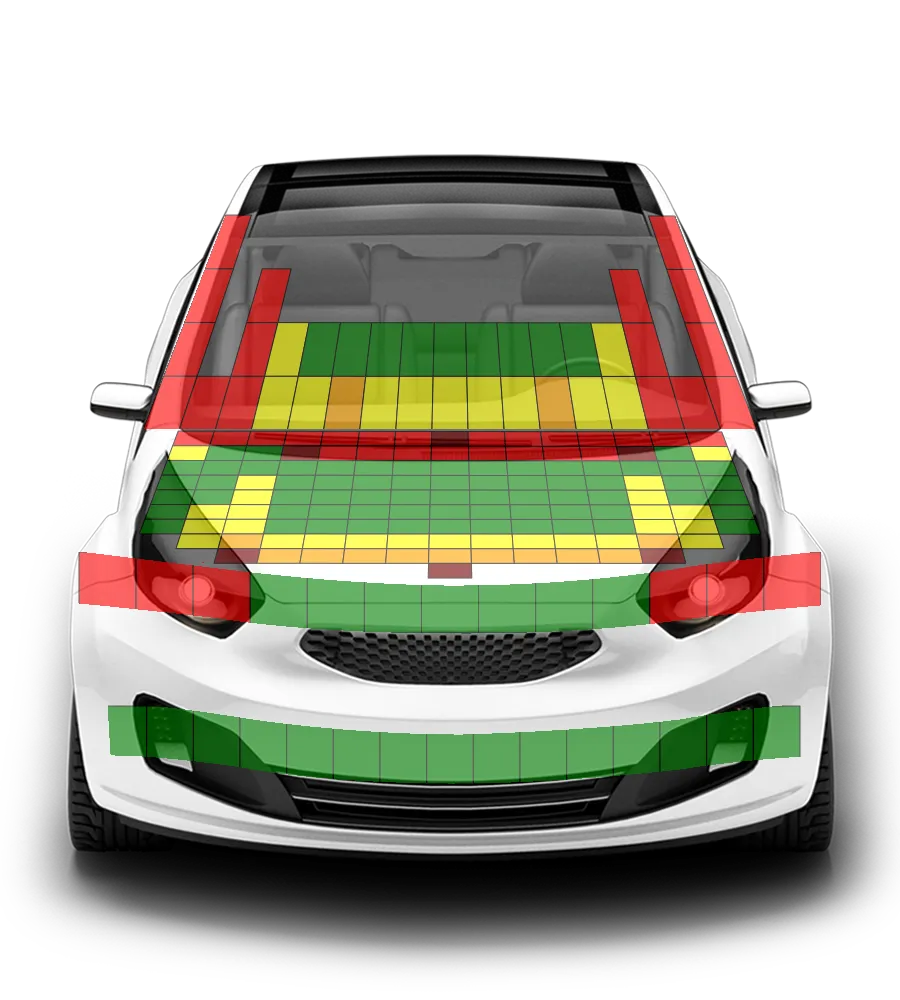 Crash test diagram