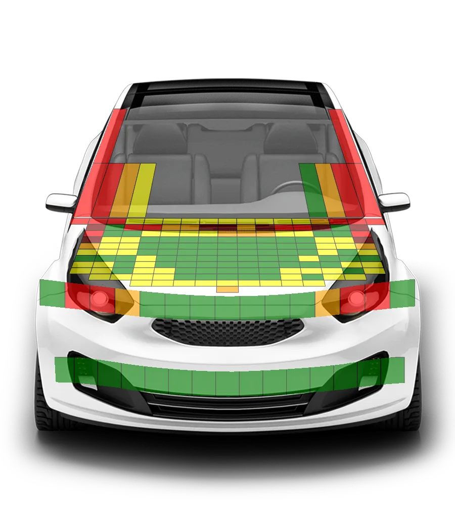 Crash test diagram