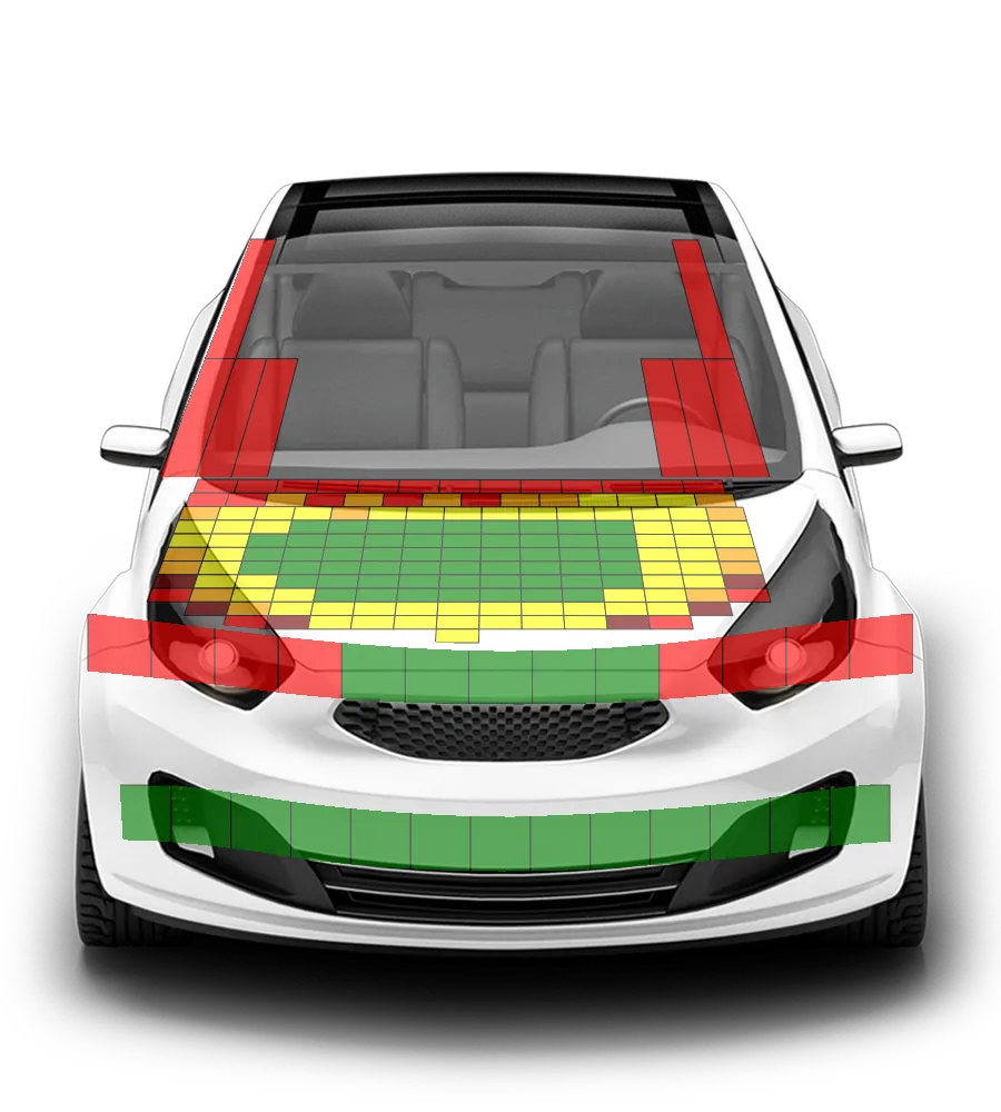 Crash test diagram