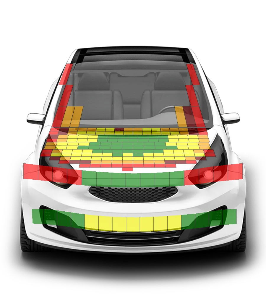 Crash test diagram