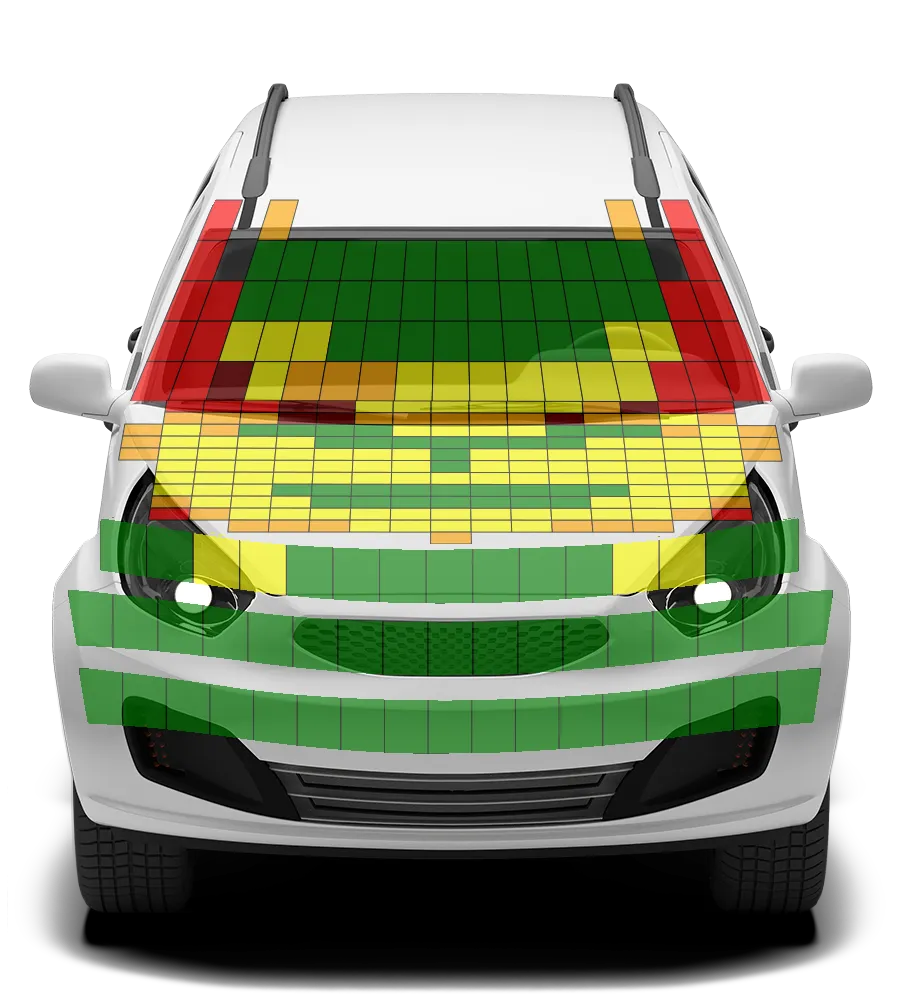 Crash test diagram