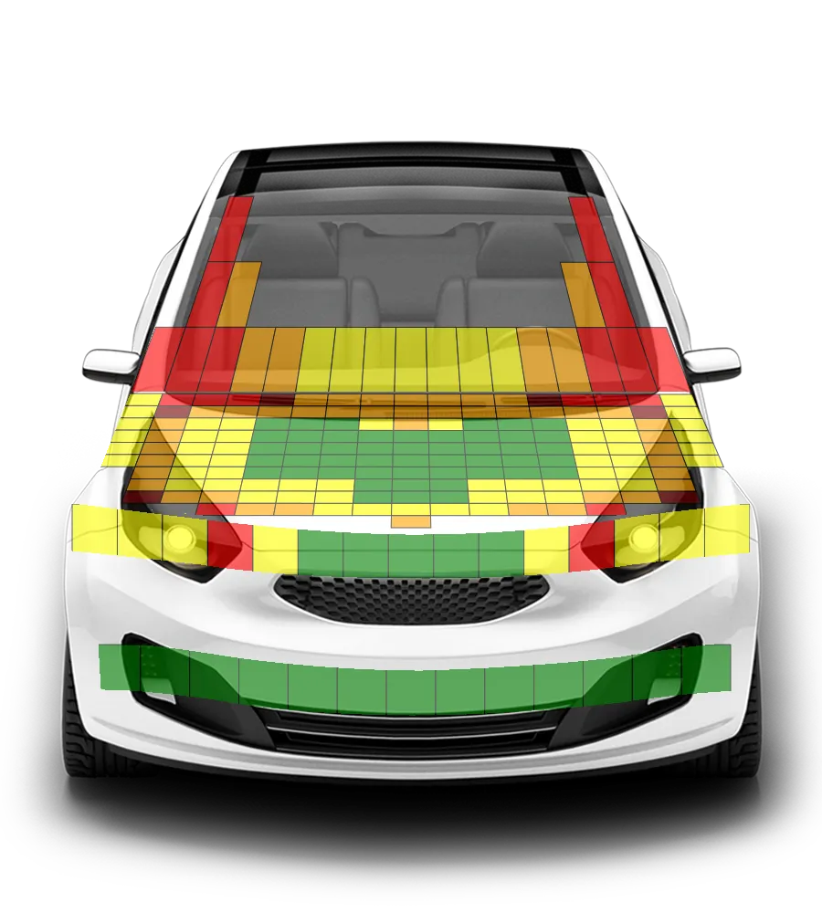 Crash test diagram