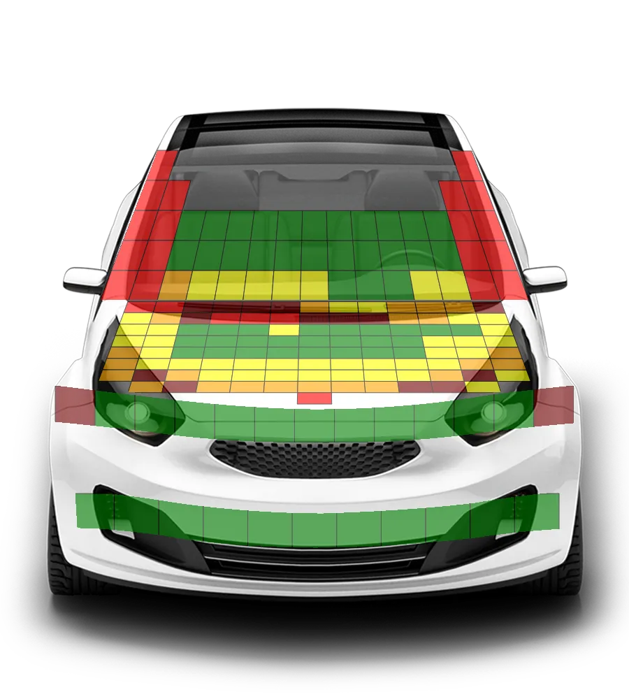 Crash test diagram