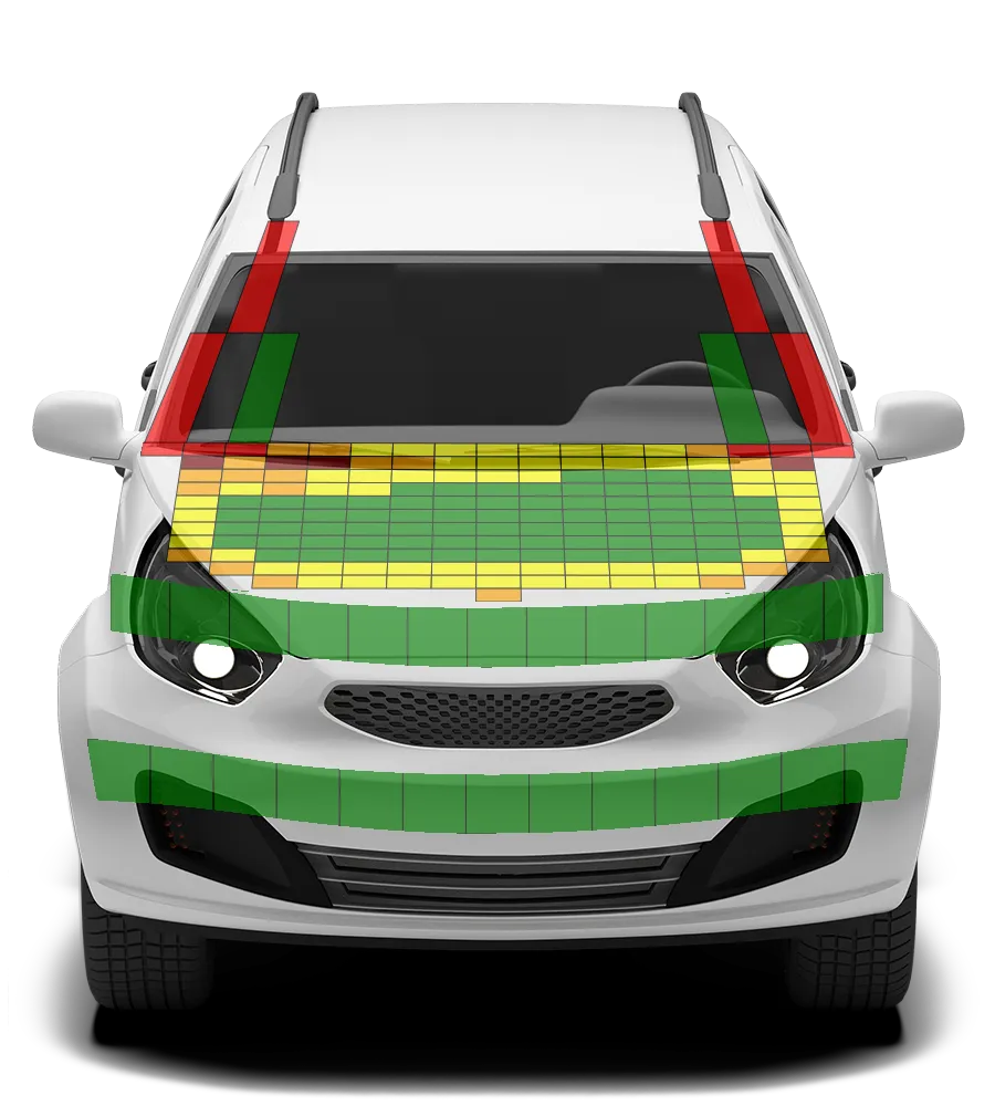 Crash test diagram