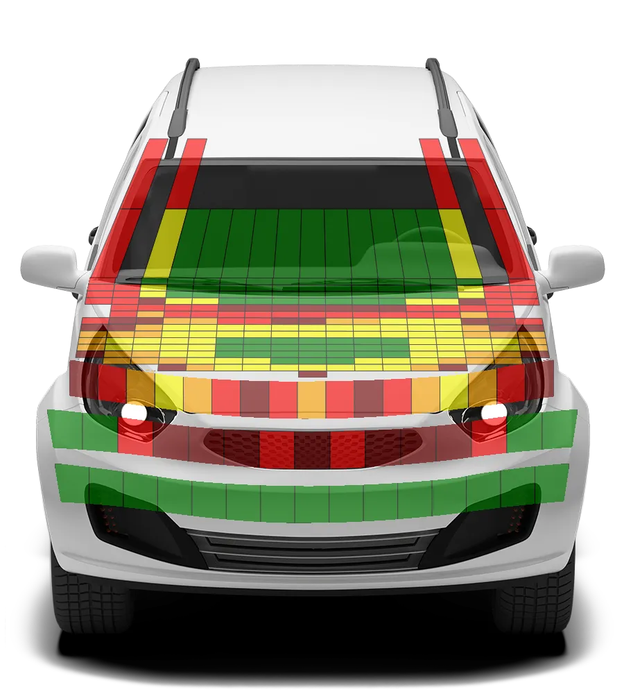 Crash test diagram