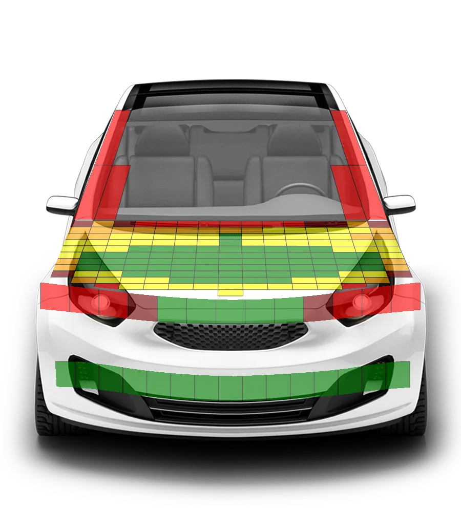 Crash test diagram