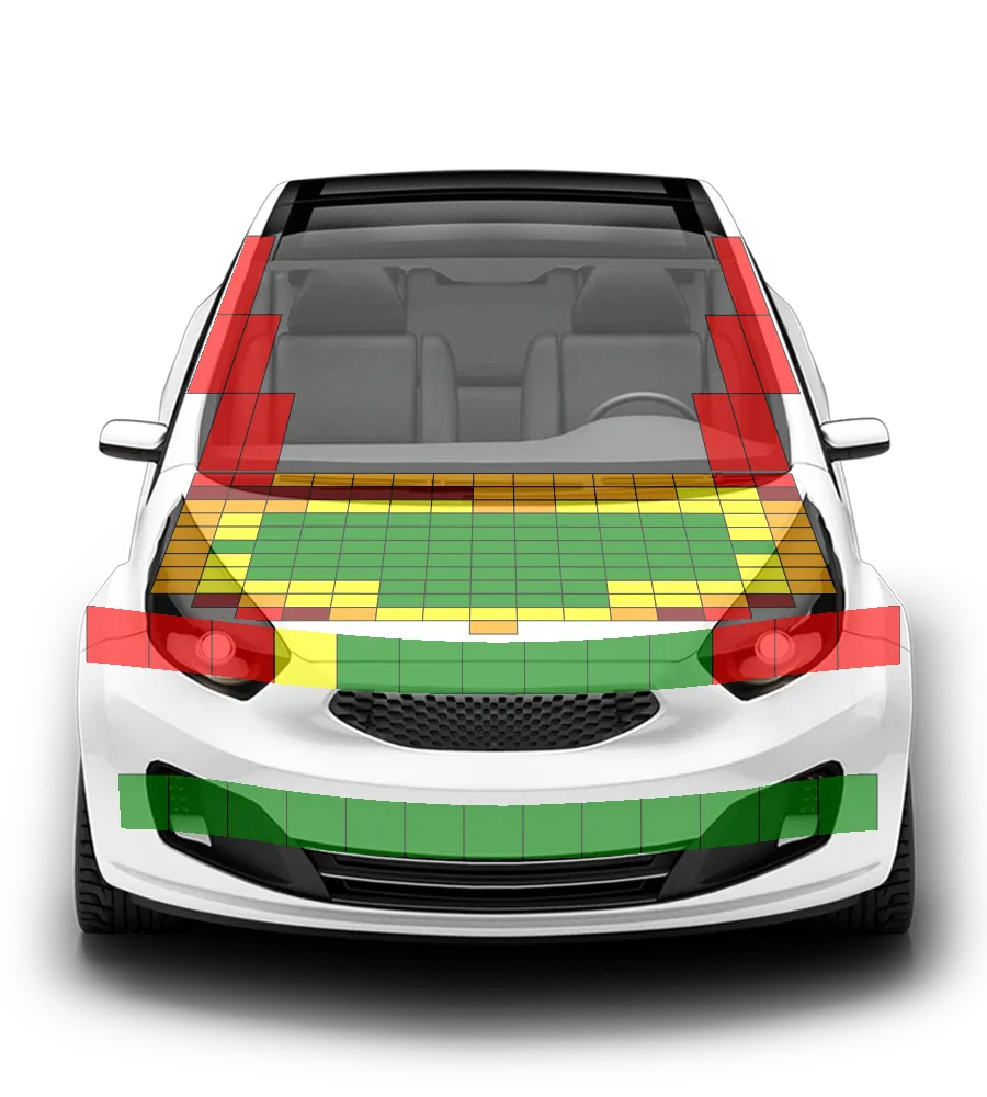 Crash test diagram