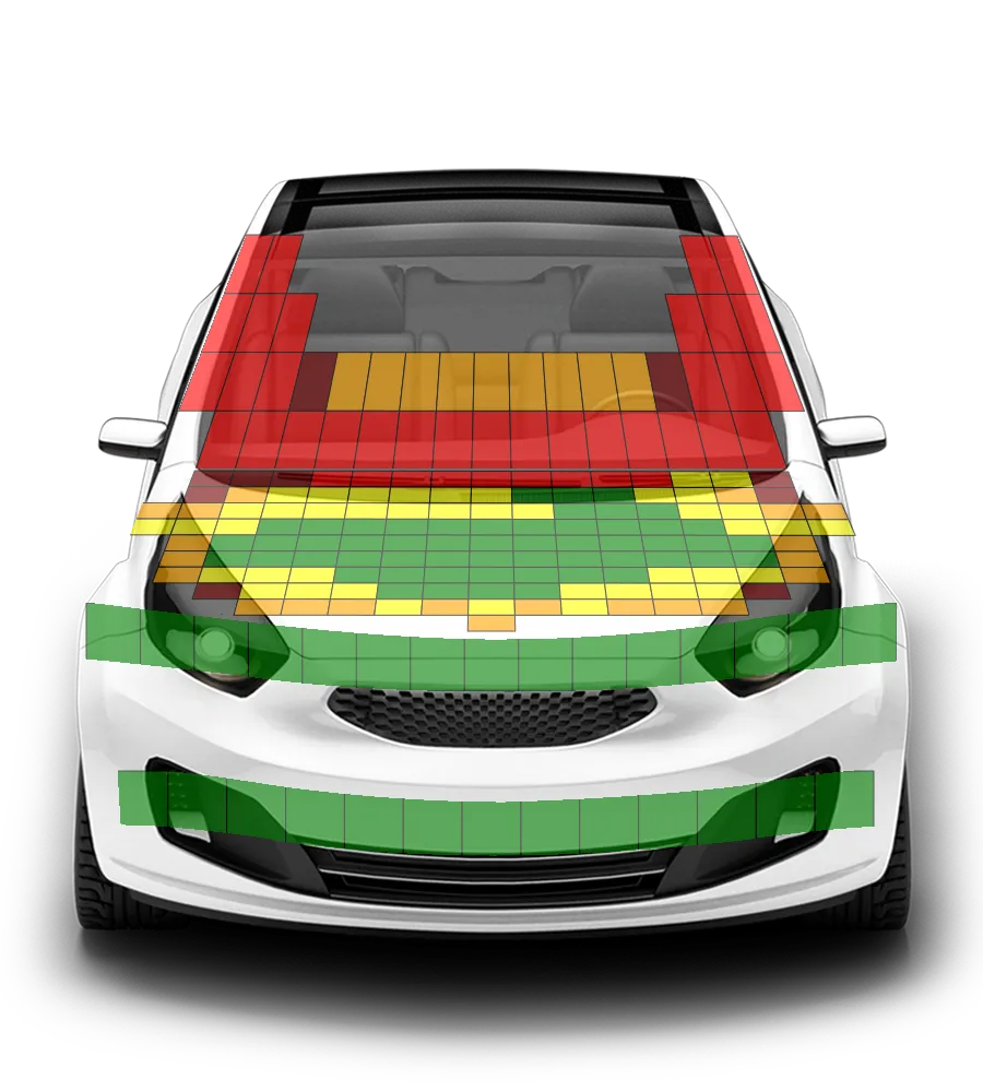 Crash test diagram