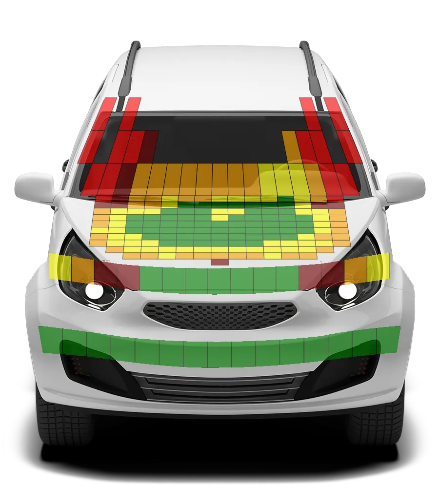 Crash test diagram