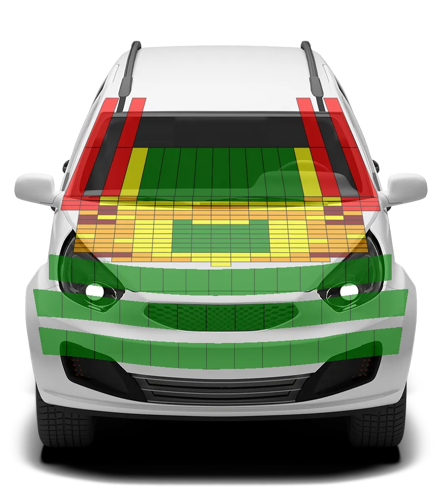 Crash test diagram