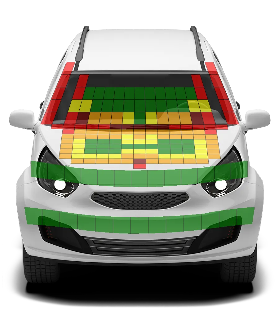 Crash test diagram