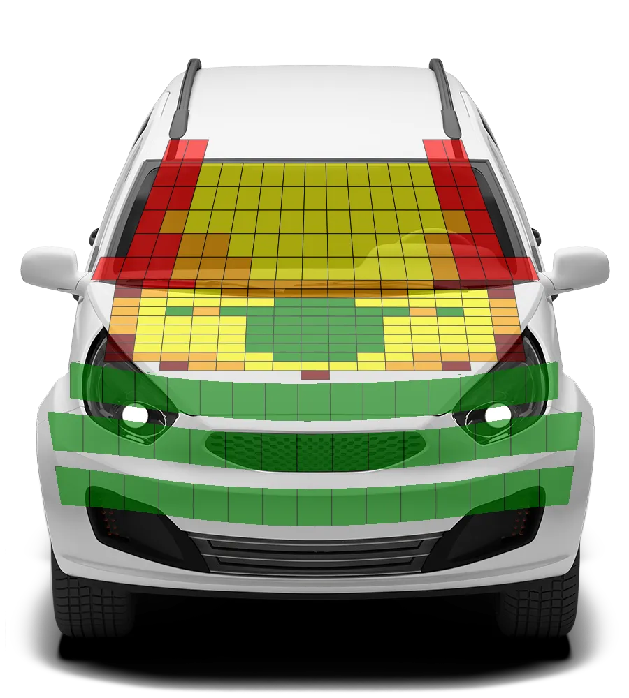 Crash test diagram