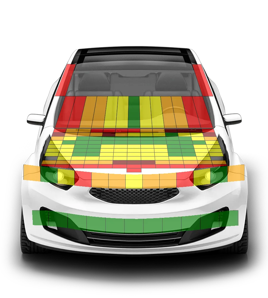 Crash test diagram