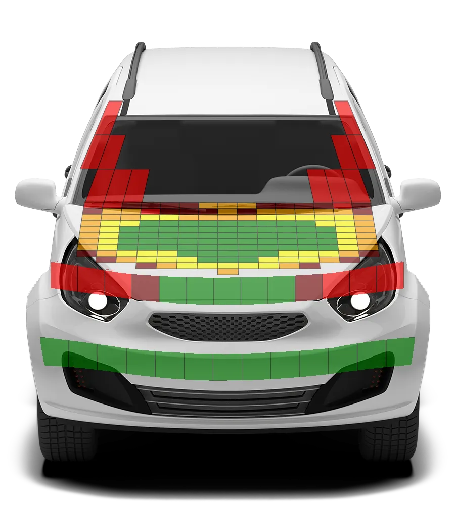 Crash test diagram