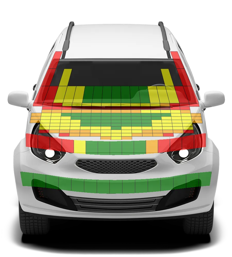 Crash test diagram