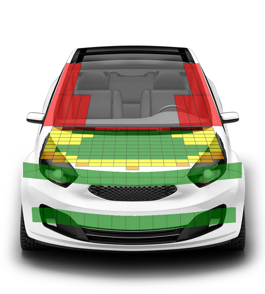 Crash test diagram