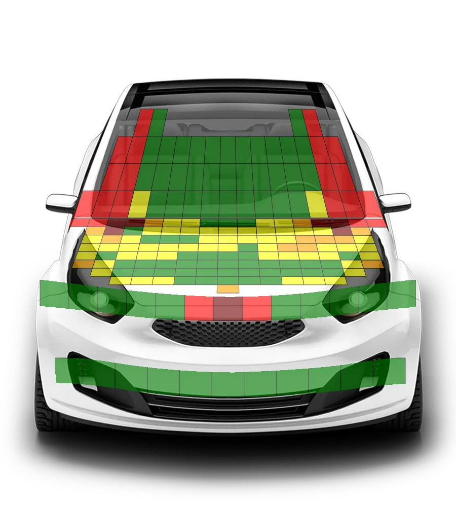 Crash test diagram
