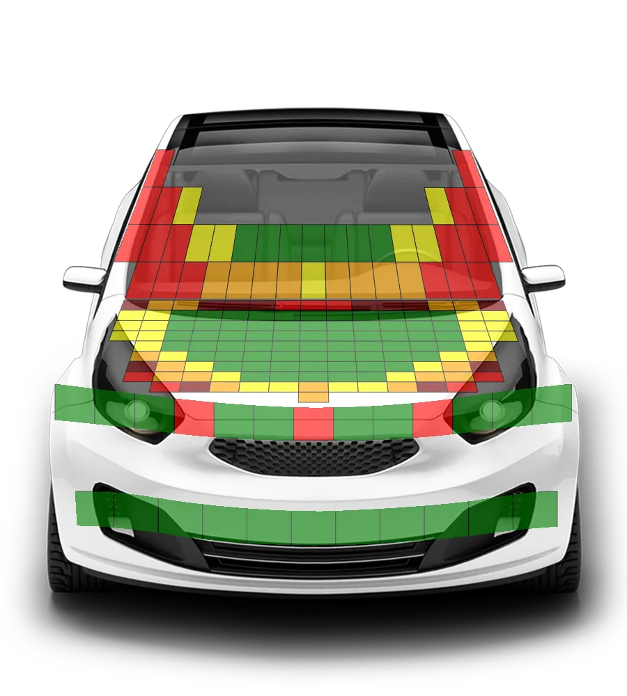 Crash test diagram