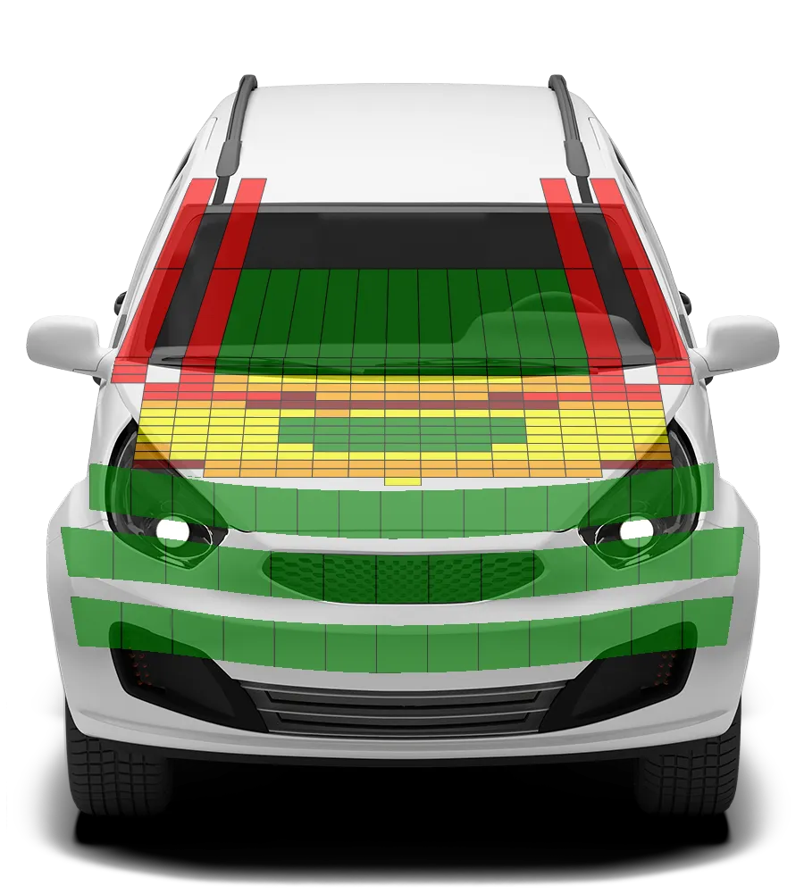 Crash test diagram