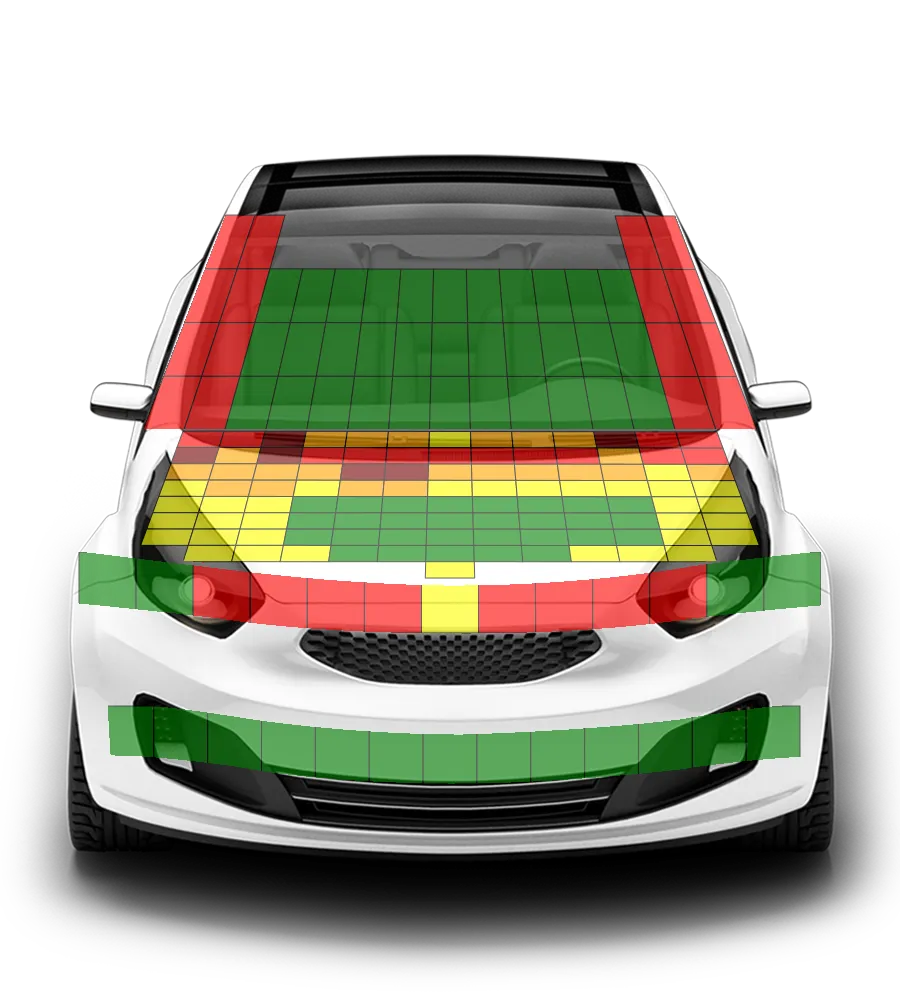 Crash test diagram