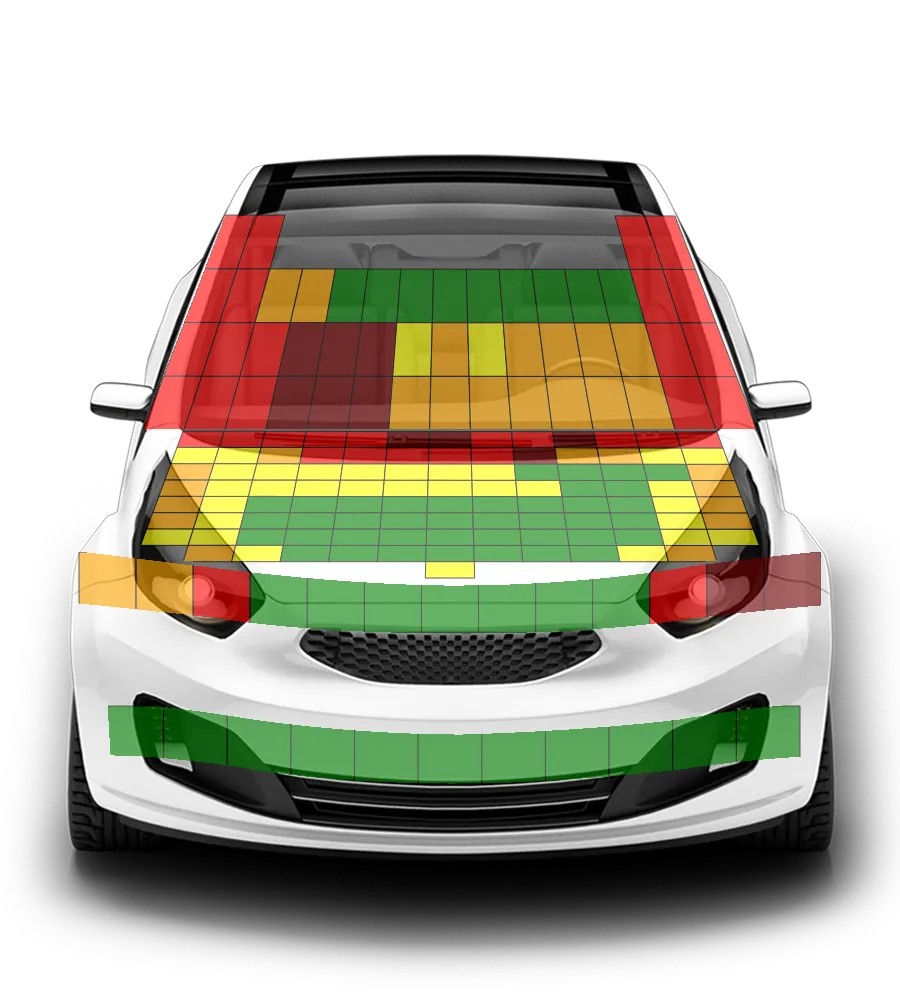 Crash test diagram