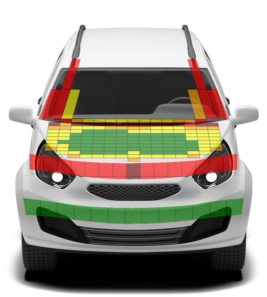 Crash test diagram