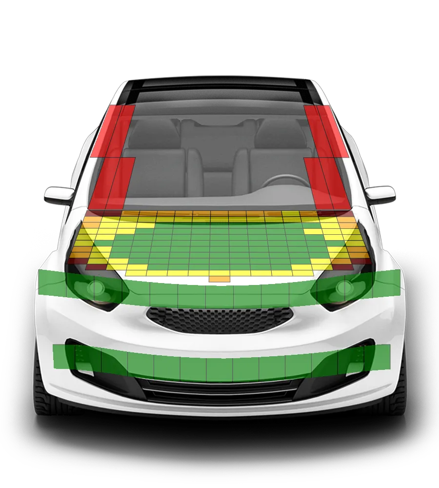 Crash test diagram