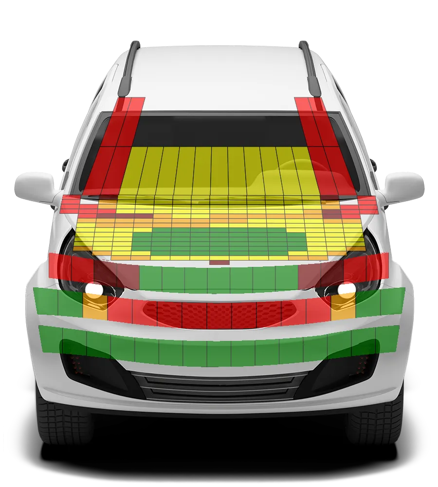 Crash test diagram