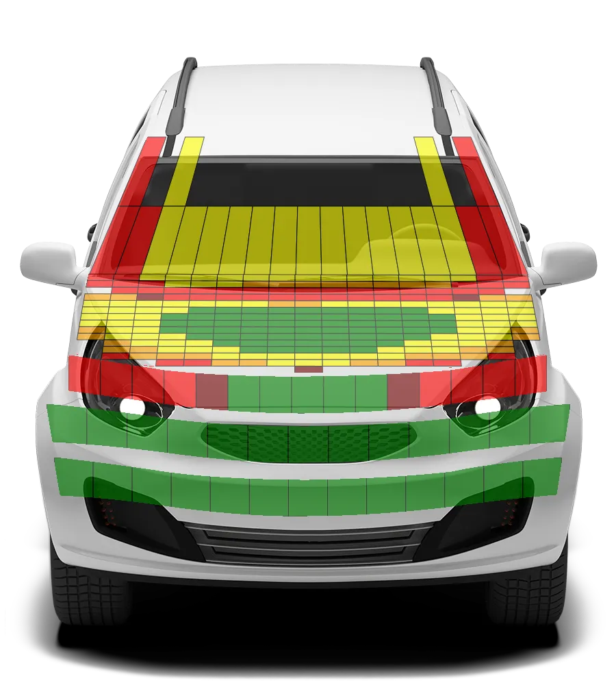 Crash test diagram