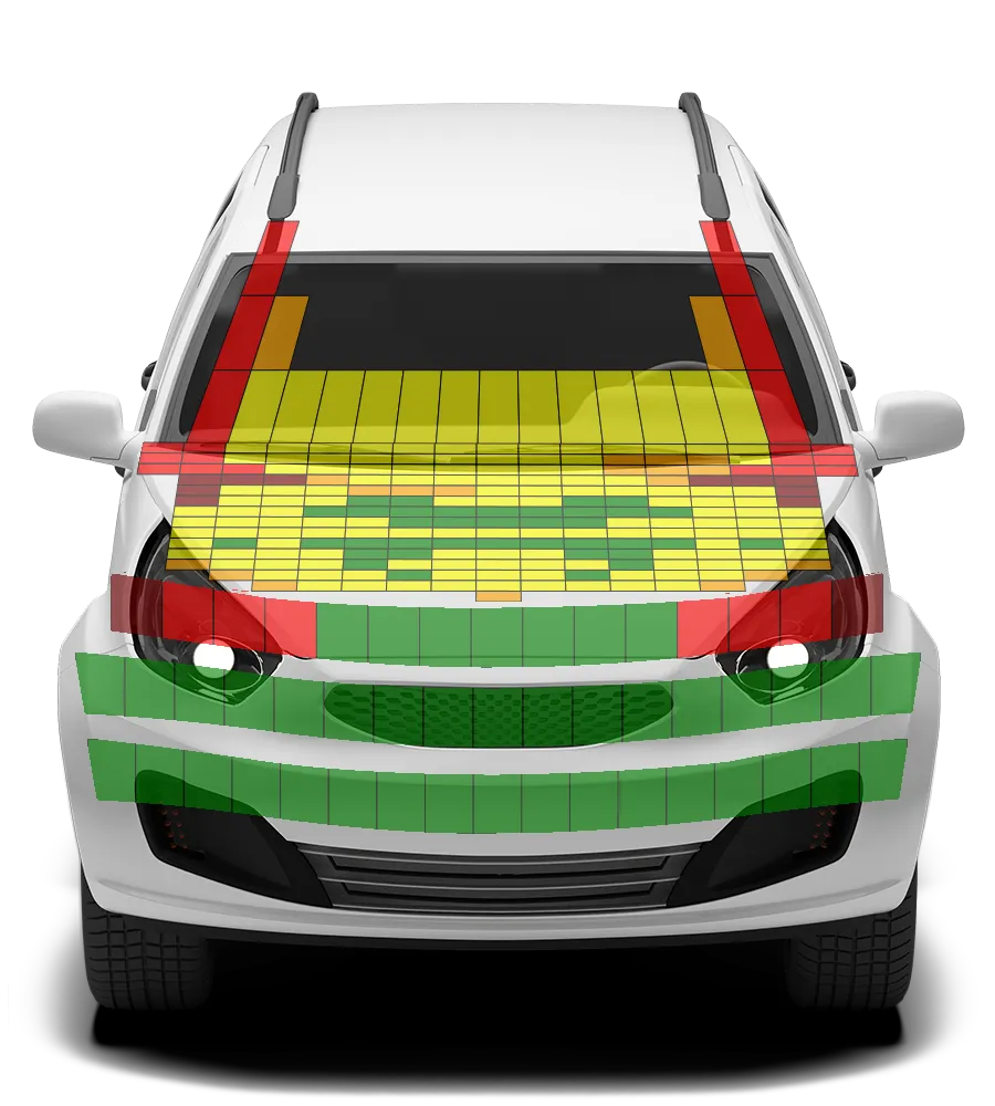 Crash test diagram