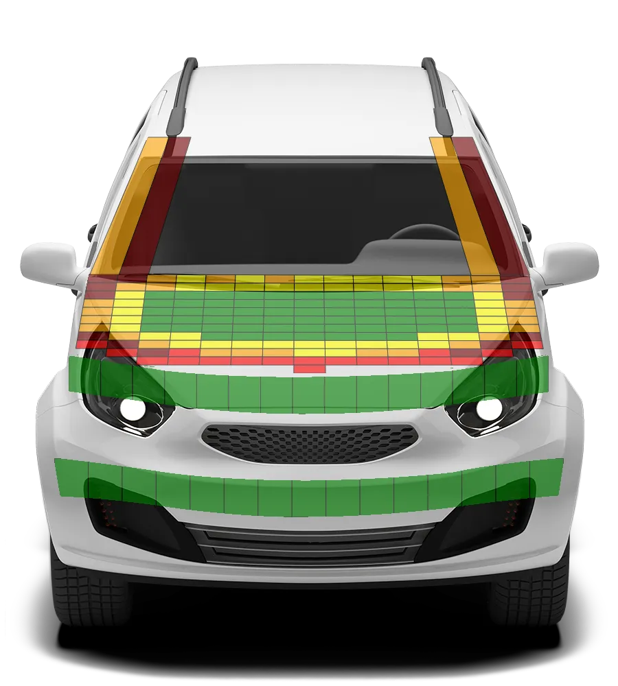 Crash test diagram