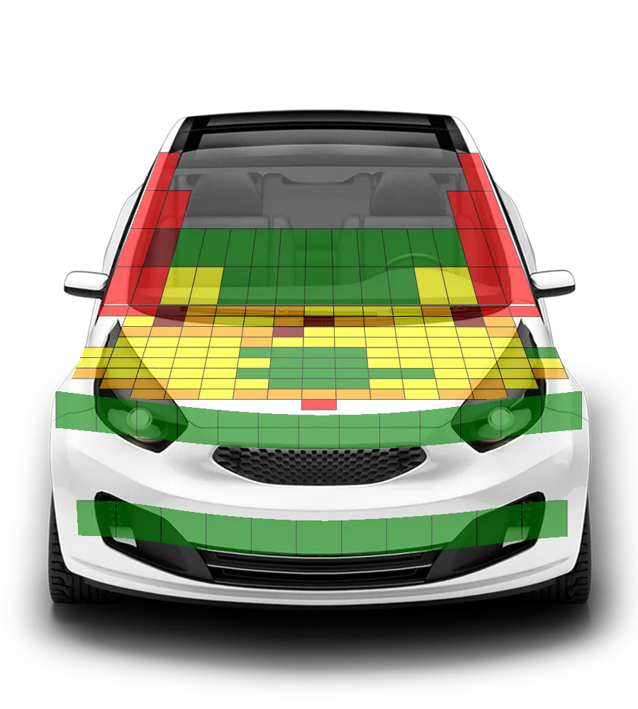 Crash test diagram